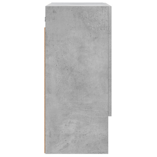 Betongrauer Hängeschrank Xenica 60x31x70cm (Holz)