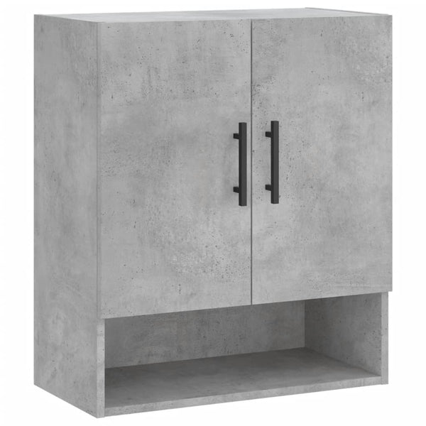 Betongrauer Wandschrank Viuleta 60x31x70cm (Holz)