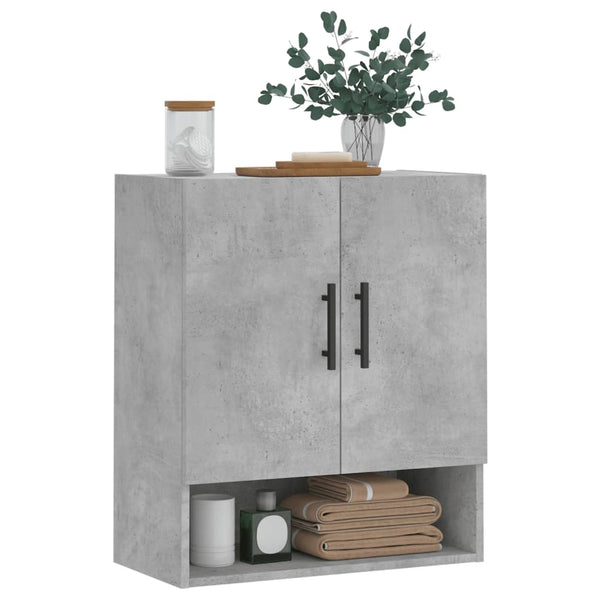 Betongrauer Wandschrank Viuleta 60x31x70cm (Holz)