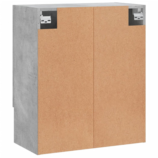 Betongrauer Wandschrank Viuleta 60x31x70cm (Holz)