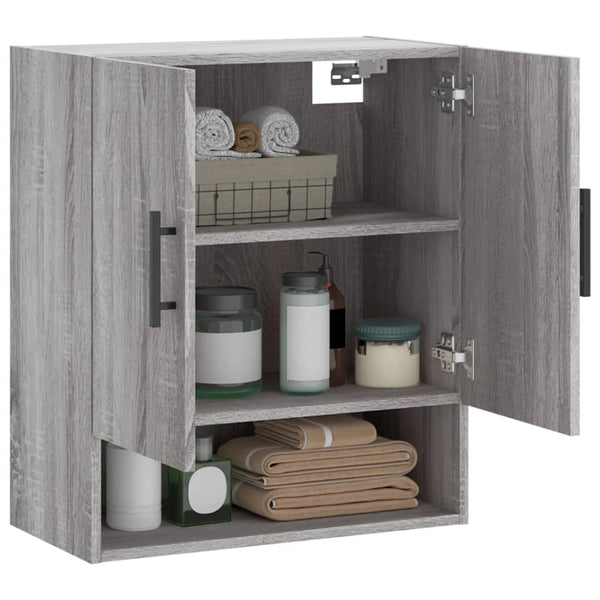 Grauer Wandschrank Viuleta 60x31x70cm (Holz)