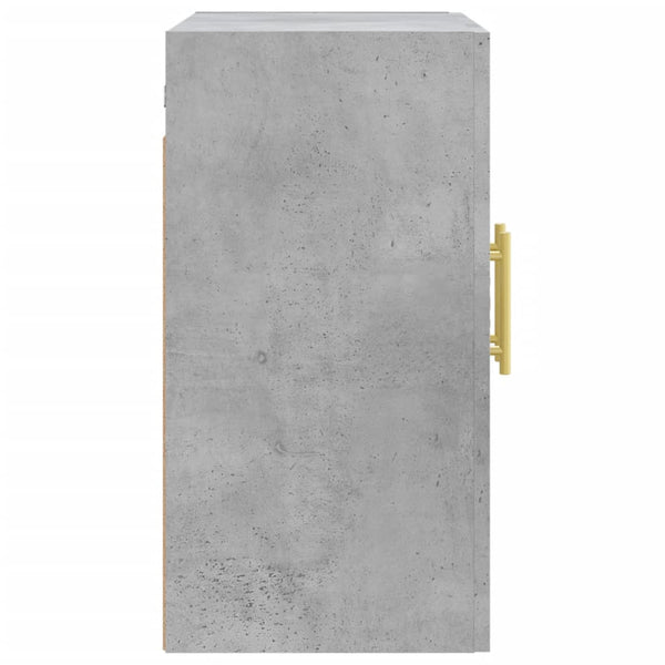 Wandschrank Echerem 60x31x60cm in Betongrau (Holz)