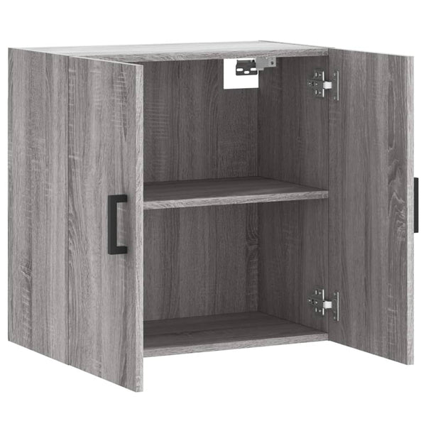 Grauer TV-Wandschrank Nives 60x31x60cm (Holz)