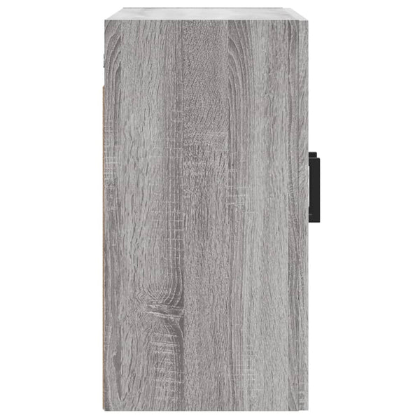 Grauer TV-Wandschrank Nives 60x31x60cm (Holz)