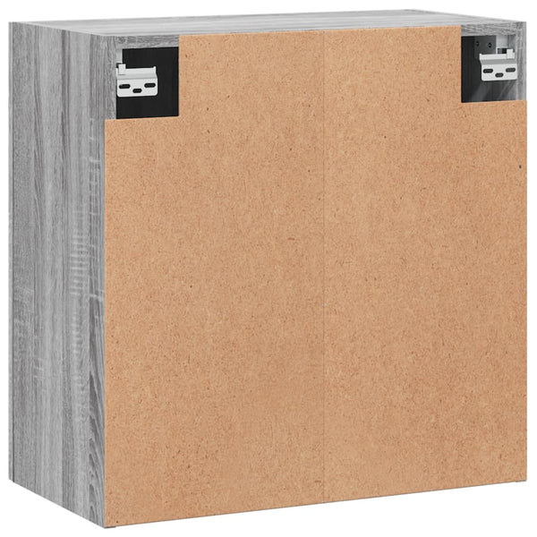 Grauer TV-Wandschrank Nives 60x31x60cm (Holz)