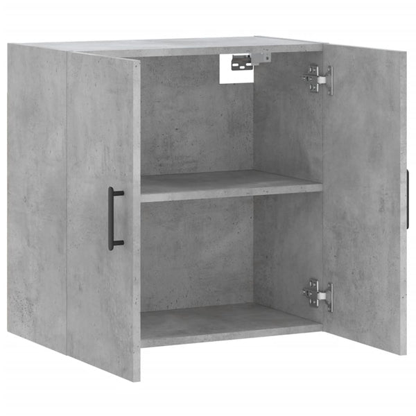 Betoninharmaa seinäkaappi Farmarz 60x31x60cm (puinen)