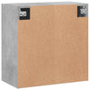 Betoninharmaa seinäkaappi Farmarz 60x31x60cm (puinen)