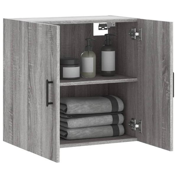 Grauer TV-Wandschrank Farmarz 60x31x60cm (Holz)