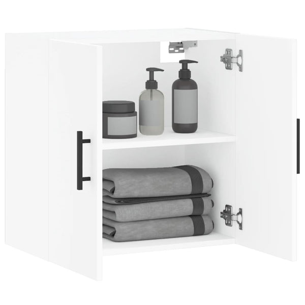 Weißer Hängeschrank Manchili 60x31x60cm (Holz)