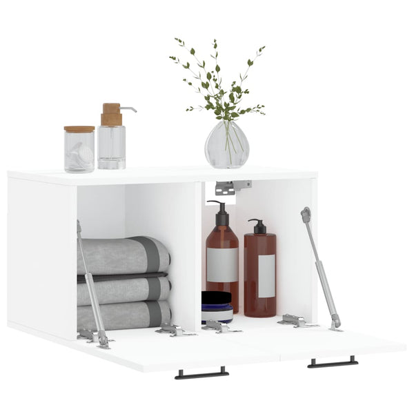 Weißer Wandschrank Zeina 60x36,5x35cm (Holz)