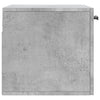 Betongrauer Wandschrank Zeina 60x36,5x35cm (Holz)