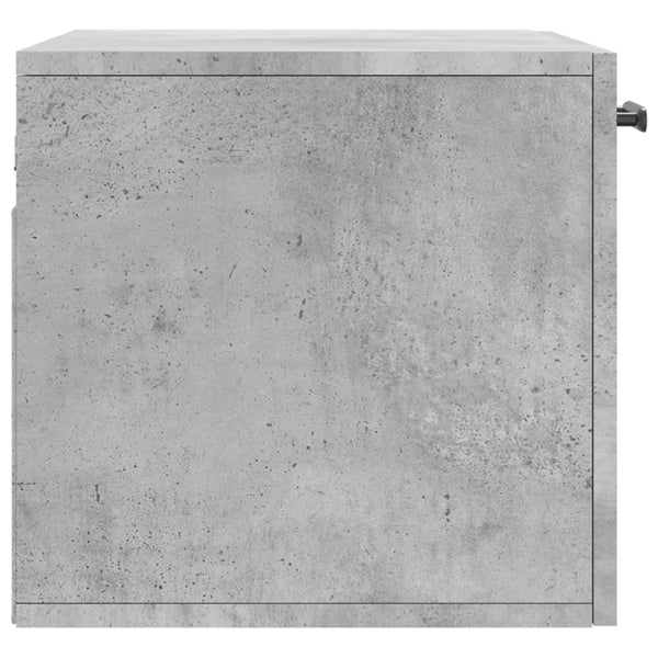 Betongrauer Wandschrank Zeina 60x36,5x35cm (Holz)