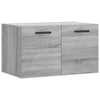 Grauer Wandschrank Zeina 60x36,5x35cm (Holz)