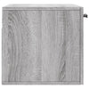 Grauer Wandschrank Zeina 60x36,5x35cm (Holz)