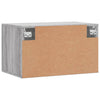 Grauer Wandschrank Zeina 60x36,5x35cm (Holz)