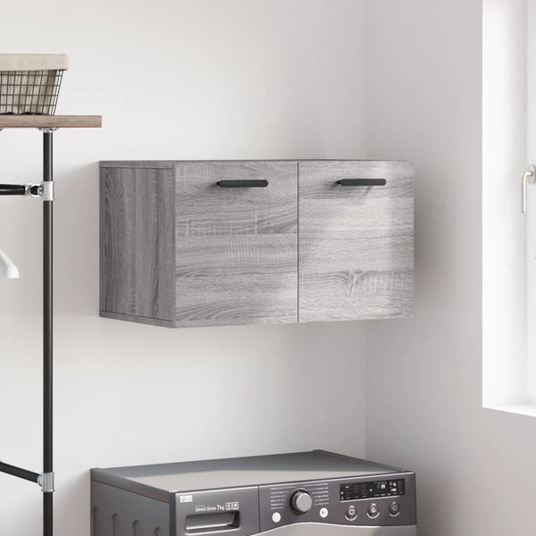 Grauer Wandschrank Zeina 60x36,5x35cm (Holz)