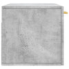 Betongrauer Wandschrank Cezareea 80x36,5x35cm (Holz)