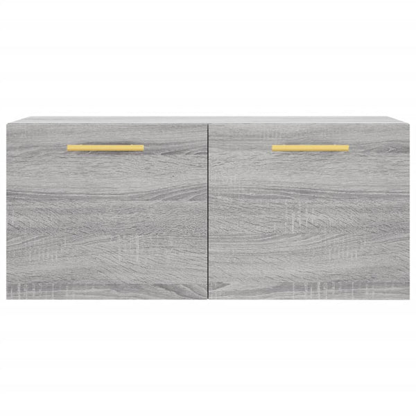 Harmaa seinäkaappi Cezareea 80x36,5x35cm (puinen)