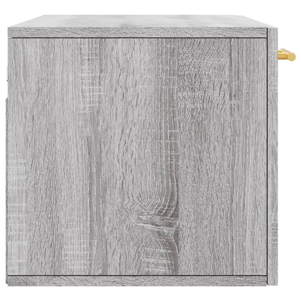 Harmaa seinäkaappi Cezareea 80x36,5x35cm (puinen)