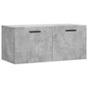 Betoninharmaa seinäkaappi Zeina 80x36,5x35cm (puinen)