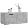 Betoninharmaa seinäkaappi Zeina 80x36,5x35cm (puinen)
