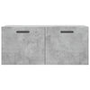 Betoninharmaa seinäkaappi Zeina 80x36,5x35cm (puinen)