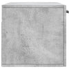 Betoninharmaa seinäkaappi Zeina 80x36,5x35cm (puinen)
