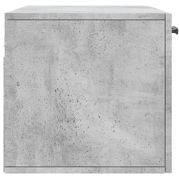 Betoninharmaa seinäkaappi Zeina 80x36,5x35cm (puinen)
