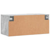 Betoninharmaa seinäkaappi Zeina 80x36,5x35cm (puinen)