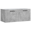 Wandschrank Zwi 80x36,5x35cm in Betongrau (Holz)