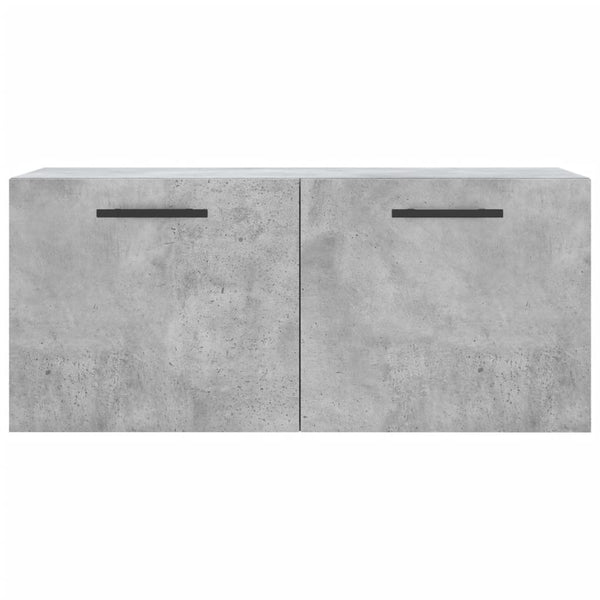 Wandschrank Zwi 80x36,5x35cm in Betongrau (Holz)