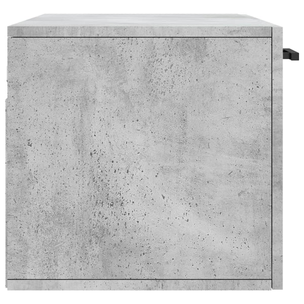 Wandschrank Zwi 80x36,5x35cm in Betongrau (Holz)