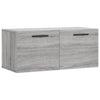 Harmaa seinäkaappi Zwi 80x36,5x35cm (puinen)