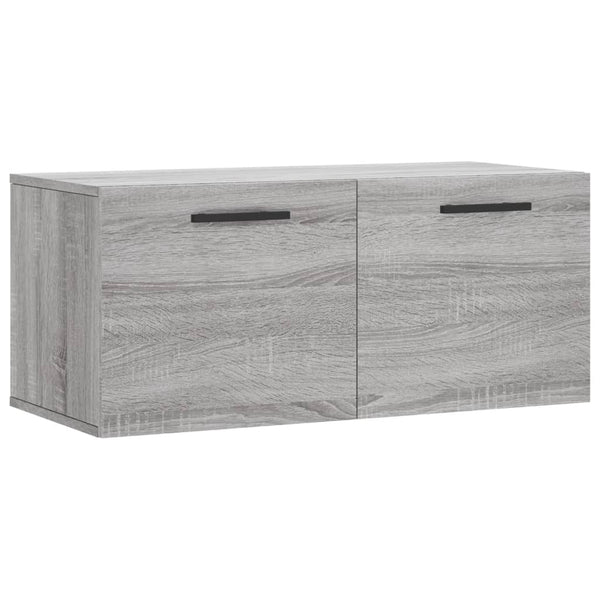 Harmaa seinäkaappi Zwi 80x36,5x35cm (puinen)