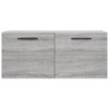Harmaa seinäkaappi Zwi 80x36,5x35cm (puinen)
