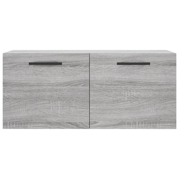 Harmaa seinäkaappi Zwi 80x36,5x35cm (puinen)