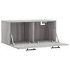 Harmaa seinäkaappi Zwi 80x36,5x35cm (puinen)