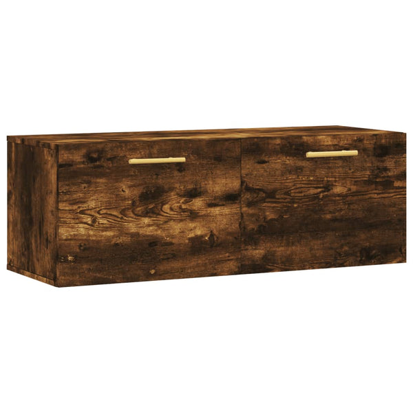 Räuchereiche Wandregal Cezareea 100x36,5x35cm (Holz)