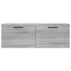 Harmaa seinäkaappi Zwi 100x36,5x35cm (puinen)