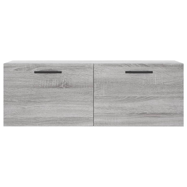 Harmaa seinäkaappi Zwi 100x36,5x35cm (puinen)