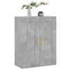 Grauer wandmontierter Schrank Amria 69,5x34x90cm (Holz)