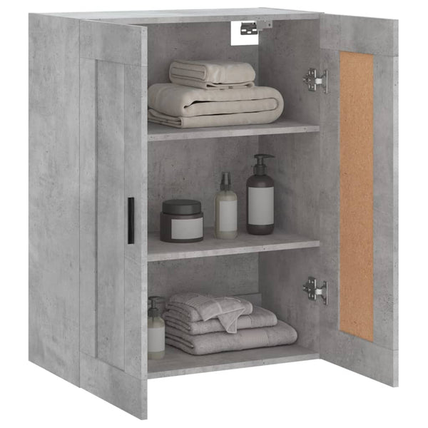 Ozdemir Wandhängeschrank grau 69,5x34x90cm (Holz)