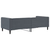 Dunkelgraues Schlafsofa 90x190 cm Samt