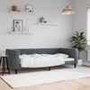 Dunkelgraues Schlafsofa 90x190 cm Samt