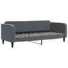 Schlafsofa 90x190 cm dunkelgrauer Samt