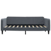 Schlafsofa 90x190 cm dunkelgrauer Samt