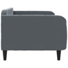 Schlafsofa 90x190 cm dunkelgrauer Samt