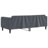 Schlafsofa 90x190 cm dunkelgrauer Samt