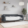 Schlafsofa 90x190 cm dunkelgrauer Samt