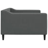 90x190 cm dunkelgraues Schlafsofa Samt